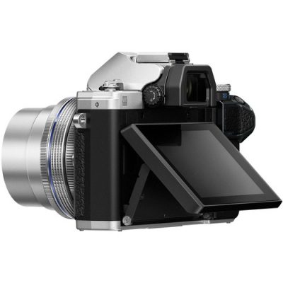 Olympus OM-D E-M10 Mark III Mirrorless Micro Four Thirds Digital Camera with 14-42mm EZ Lens (Silver)