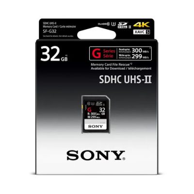 Sony 32GB SF-G Series UHS-II SDHC Memory Card