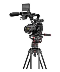Manfrotto Nitrotech N8 Fluid Video Head And 536 Carbon Fiber Single Leg Tripod